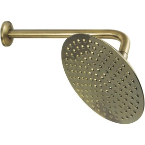 image:imageKingston Brass K136A3CK Shower Scape 734Inch Round Raindrop Brass Shower Head with 12Inch Shower Arm in Antique BrassAntique Brass