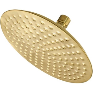 image:imageKingston Brass K136A3CK Shower Scape 734Inch Round Raindrop Brass Shower Head with 12Inch Shower Arm in Antique BrassBrushed Brass