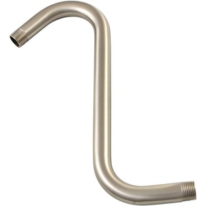 image:imageKingston Brass K159A1 Designer Trimscape 10 Inch S Shape Shower Arm Polished ChromeBrushed Nickel