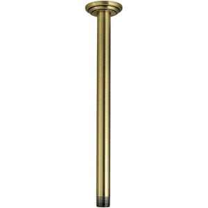 image:imageKingston Brass K211C6 12Inch Rain Drop Ceiling Mount Shower Arm with Round Flange in Polished NickelAntique Brass