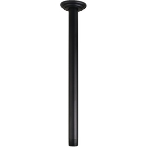 image:imageKingston Brass K211C6 12Inch Rain Drop Ceiling Mount Shower Arm with Round Flange in Polished NickelMatte Black