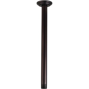 image:imageKingston Brass K211C6 12Inch Rain Drop Ceiling Mount Shower Arm with Round Flange in Polished NickelOil Rubbed Bronze
