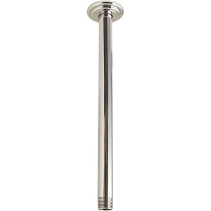 image:imageKingston Brass K211C6 12Inch Rain Drop Ceiling Mount Shower Arm with Round Flange in Polished NickelPolished Nickel