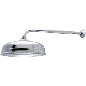 image:imageKingston Brass K225K12 Designer Trimscape Victorian 10inch Showerhead with 17inch Rain Drop Shower Arm Polished BrassPolished Chrome