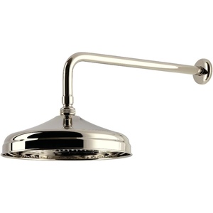 image:imageKingston Brass K225K16 Trimscape 10 Round Raindrop Brass Shower Head with 17 Shower Arm Polished Nickel