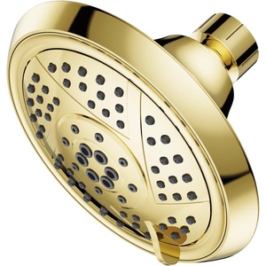 image:imageKingston Brass KX1552 Vilbosch 5Inch Round 5Function ABS Shower Head in Polished Brass