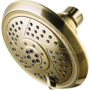 image:imageKingston Brass KX1557 Vilbosch 5Inch Round 5Function ABS Shower Head in Brushed BrassAntique Brass