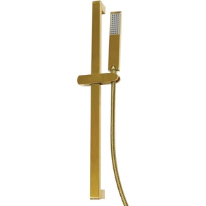 image:imageKingston Brass KX2543 Shower Scape 24 Slide Bar with Hand Shower and Holder Antique BrassPolished Brass