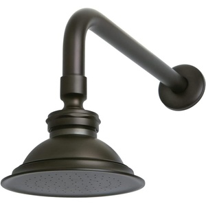 image:imageKingston Brass P10PBCK Victorian 41316Inch Round Raindrop Brass Shower Head with 12Inch Shower Arm Combo in Polished BrassOil Rubbed Bronze