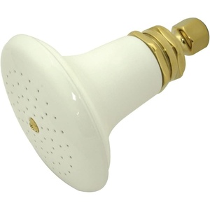 image:imageKingston Brass P50PB Designer Trimscape Victorian Ceramic Showerhead Polished BrassPolished Brass