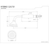 image:imageKingston Brass K109A2 Hand Shower for Clawfoot Tub Faucet Polished BrassMatte Black
