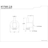 image:imageKingston Brass K174A1 Designer Trimscape Showerscape Wall Mount Water Supply Elbow with Pin Wall Hook Polished ChromePolished Chrome