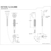 image:imageKingston Brass KX1033BE Restoration Hand Shower Kit Antique Brass