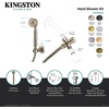 image:imageKingston Brass KX1033SD Restoration Hand Shower Kit Antique Brass