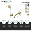 image:imageKingston Brass KX1052SD Victorian Hand Shower Kit Polished Brass