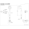 image:imageKingston Brass KX1052SD Victorian Hand Shower Kit Polished Brass