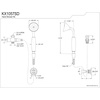 image:imageKingston Brass KX1057SD Victorian Hand Shower Kit Brushed Brass