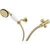 image:imageKingston Brass KX1070BD Vintage Hand Shower Kit Matte BlackPolished Brass