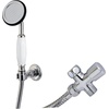 image:imageKingston Brass KX1070BD Vintage Hand Shower Kit Matte BlackPolished Chrome
