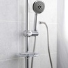 image:imageKingston Brass KX2528SBB Showerscape Hand Shower Set Brushed Nickel 5 Function Showerhead 59 Hose Length 18 GPM68 LPMPolished Chrome