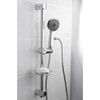 image:imageKingston Brass KX2528SBB Showerscape Hand Shower Set Brushed Nickel 5 Function Showerhead 59 Hose Length 18 GPM68 LPMPolished Chrome
