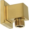 image:imageKingston Brass K173ASQ0 Claremont Wall Mount Supply Elbow Matte BlackBrushed Brass