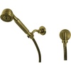 image:imageKingston Brass KX1033BE Restoration Hand Shower Kit Antique Brass