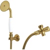 image:imageKingston Brass KX1057SD Victorian Hand Shower Kit Brushed Brass