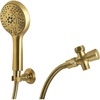 image:imageKingston Brass KX1547SD Vilbosch MultiFunction Hand Shower Kit Brushed Brass