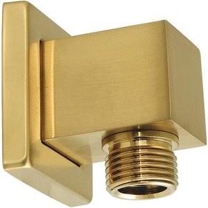 image:imageKingston Brass K173ASQ0 Claremont Wall Mount Supply Elbow Matte BlackBrushed Brass
