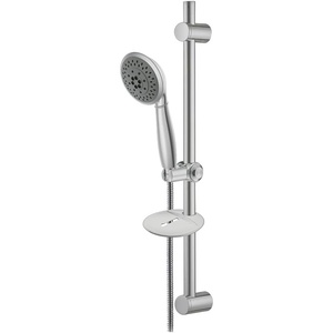 image:imageKingston Brass KX2528SBB Showerscape Hand Shower Set Brushed Nickel 5 Function Showerhead 59 Hose Length 18 GPM68 LPMBrushed Nickel