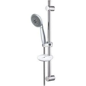 image:imageKingston Brass KX2528SBB Showerscape Hand Shower Set Brushed Nickel 5 Function Showerhead 59 Hose Length 18 GPM68 LPMPolished Chrome