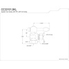 image:imageKingston Brass CC33107X 38 IPS X 38 OD Comp QuarterTurn Angle Stop Valve Brushed BrassBrushed Nickel