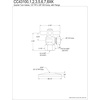 image:imageKingston Brass CC43100XK 12 FIP x 38 OD Comp QuarterTurn Angle Stop Valve with Flange Matte BlackMatte Black