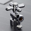 image:imageKingston Brass CC43101X Quarter Turn Valve 12 FIP X 38 OD Compression Polished ChromePolished Chrome