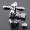 image:imageKingston Brass CC43101X Quarter Turn Valve 12 FIP X 38 OD Compression Polished ChromePolished Chrome
