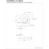 image:imageKingston Brass CC53300DLK 58Inch X 38Inch OD Comp QuarterTurn Angle Stop Valve with Flange Matte BlackBrushed Brass