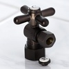image:imageKingston Brass CC53301X Vintage Classic 58Inch X 38Inch OD Compression Angle Stop with Cross Handle 218Inch Polished ChromeOil Rubbed Bronze