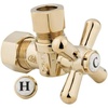 image:imageKingston Brass CC54408X 58 OD Comp X 12 OD Comp Angle Stop Valve Brushed NickelPolished Brass