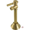 image:imageKingston Brass CC83207DL 12 Sweat x 38 OD Comp Angle Shut Off Valve with 5 Extension Brushed BrassBrushed Brass