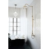 image:imageKingston Brass CCK6171 Vintage Shower Combination Polished Chrome 2075 x 938 x 3944Polished Brass