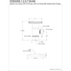 image:imageKingston Brass CD53307VAK 58OD x 38 OD AntiSeize Deluxe Quarter Turn Ceramic Hardisc Cartridge Angle Stop with Flange Brushed BrassBrushed Nickel