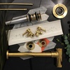 image:imageKingston Brass Fauceture CC43107DL Quarter Turn Valves 12 FIP X 38 OD Compression Brushed BrassPolished Brass