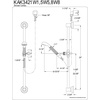 image:imageKingston Brass KAK3421W1 Designer Trimscape Made To Match Shower Combo ChromeChrome