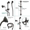 image:imageKingston Brass KAK3521W1 Designer Trimscape Made To Match Shower Combo Polished ChromePolished Chrome