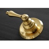 image:imageKingston Brass KB240AL Victorian DoubleHandle Tub and Shower Faucet in Matte BlackAntique Brass
