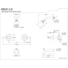 image:imageKingston Brass KB242 Magellan Tub and Shower Faucet 2Magellan Handle Polished Brass