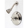 image:imageKingston Brass KB2636BXSO Metropolitan SingleHandle Pressure Balanced Shower Faucet in Polished NickelPolished Nickel