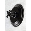 image:imageKingston Brass KB3630AXSO Restoration SingleHandle Pressure Balanced Shower Faucet in Matte BlackMatte Black
