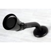 image:imageKingston Brass KB3636AL Restoration SingleHandle Pressure Balanced Tub and Shower Faucet in Polished NickelMatte Black